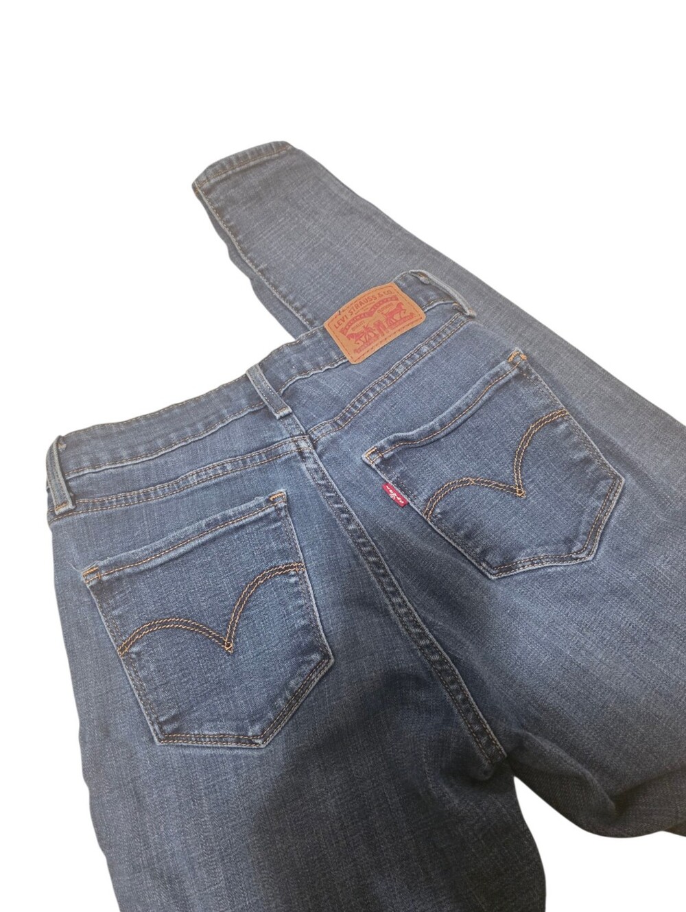 Levi's Women's Dark Blue Jeans High Rise Skinny